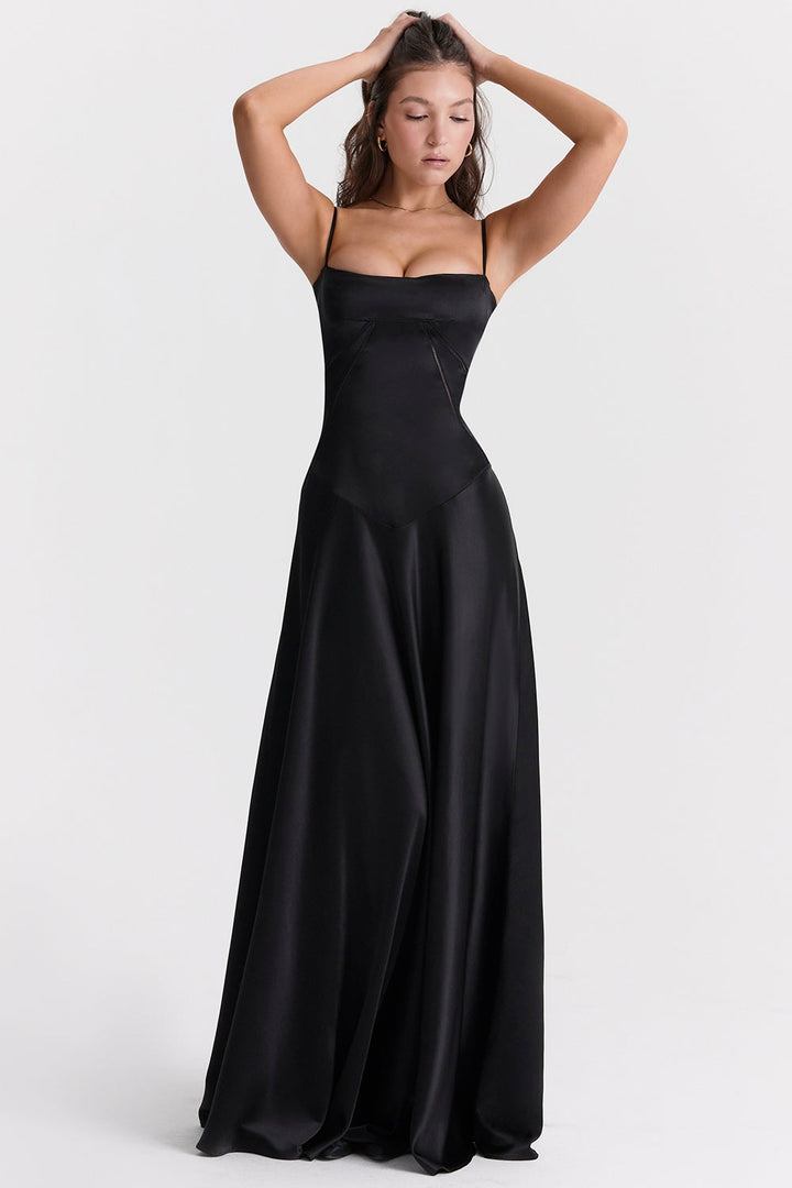Jenny | Maxi Dress with Lace-Up Back
