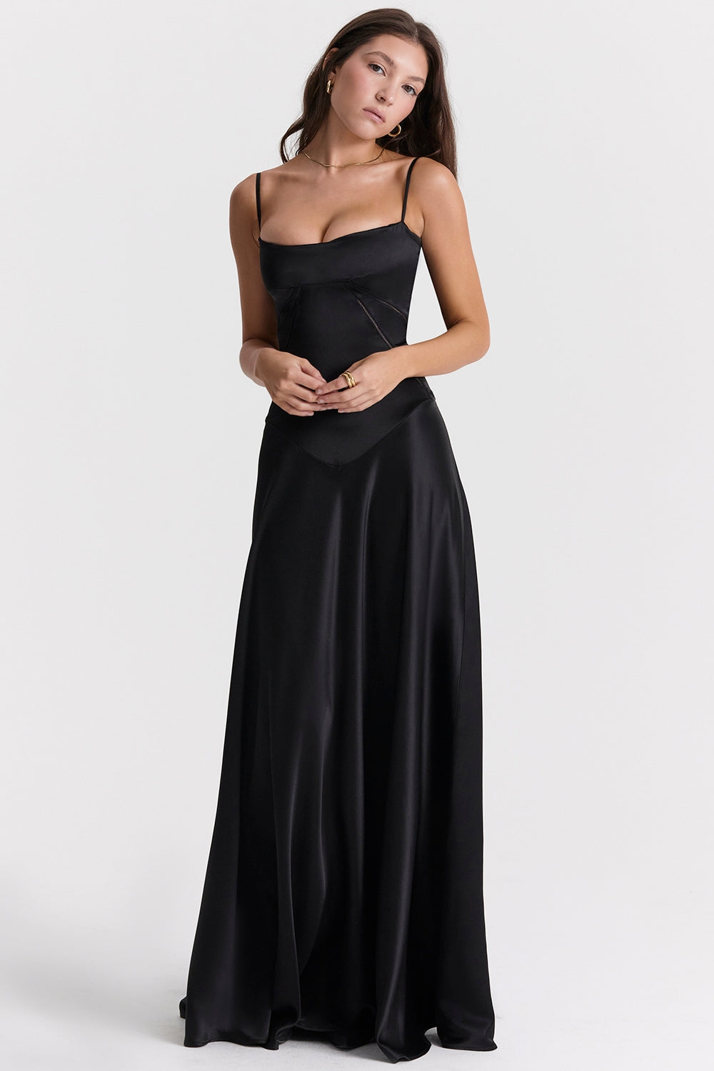 Jenny | Maxi Dress with Lace-Up Back