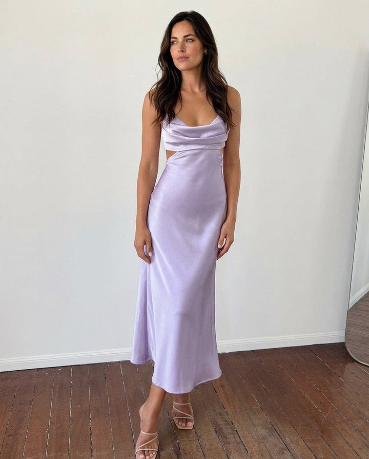 Taleah | Lilac Cut-Out Maxi Dress