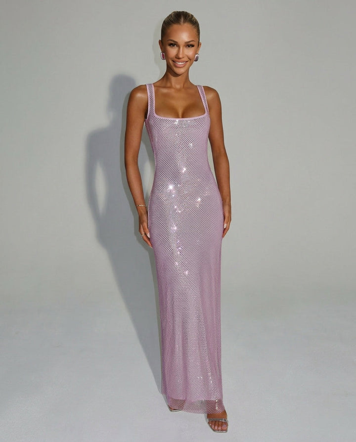 Quinn | Sequin Sleeveless Maxi Dress