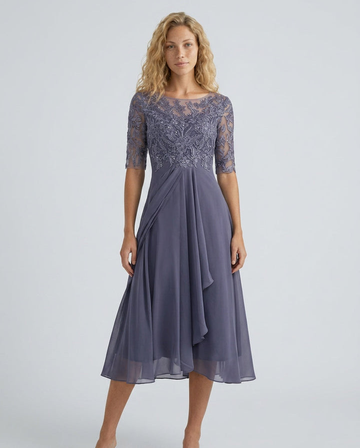 Darcy | Mini Length Dark Blue Party Dress