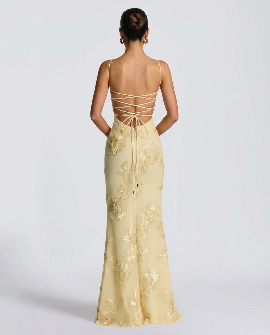 Nefertiti | Sleeveless Bodycon Maxi Dress