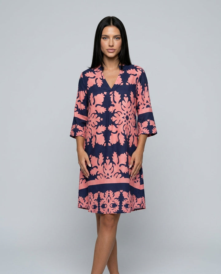 Margot | Midi Length Fluid Wrap Dress
