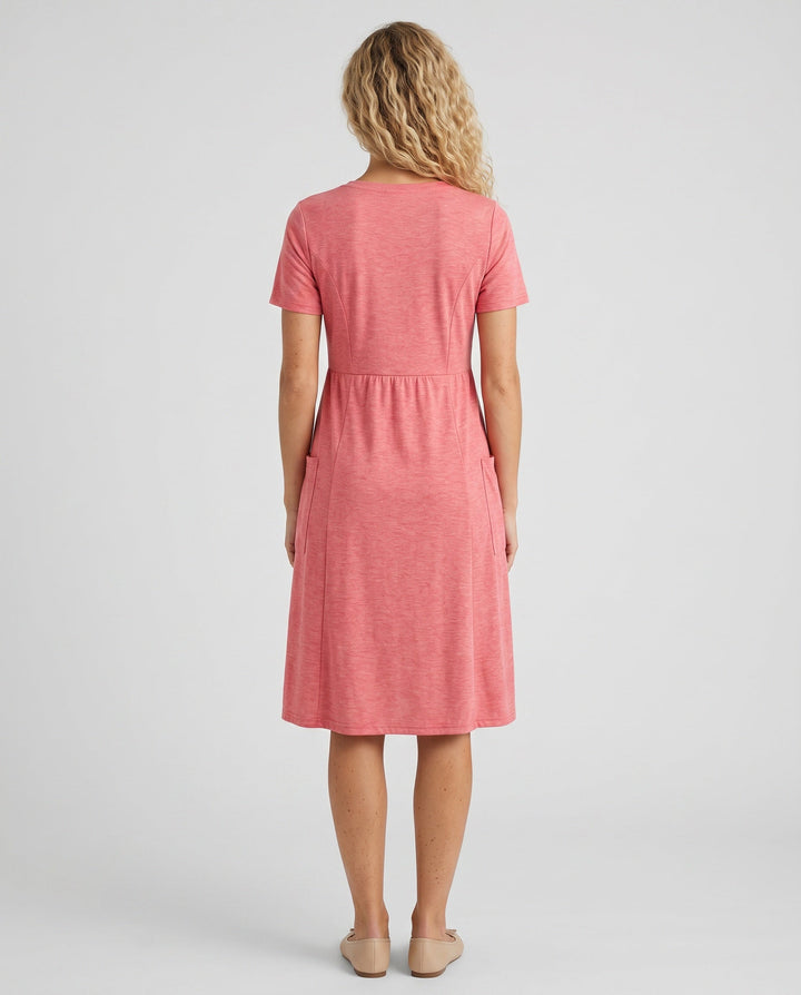 Noor | V-Neck Casual Midi Dress