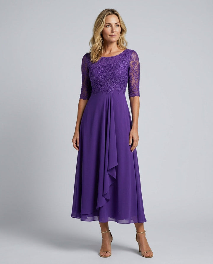 Rosette | Flowy Midi with Lace Bodice