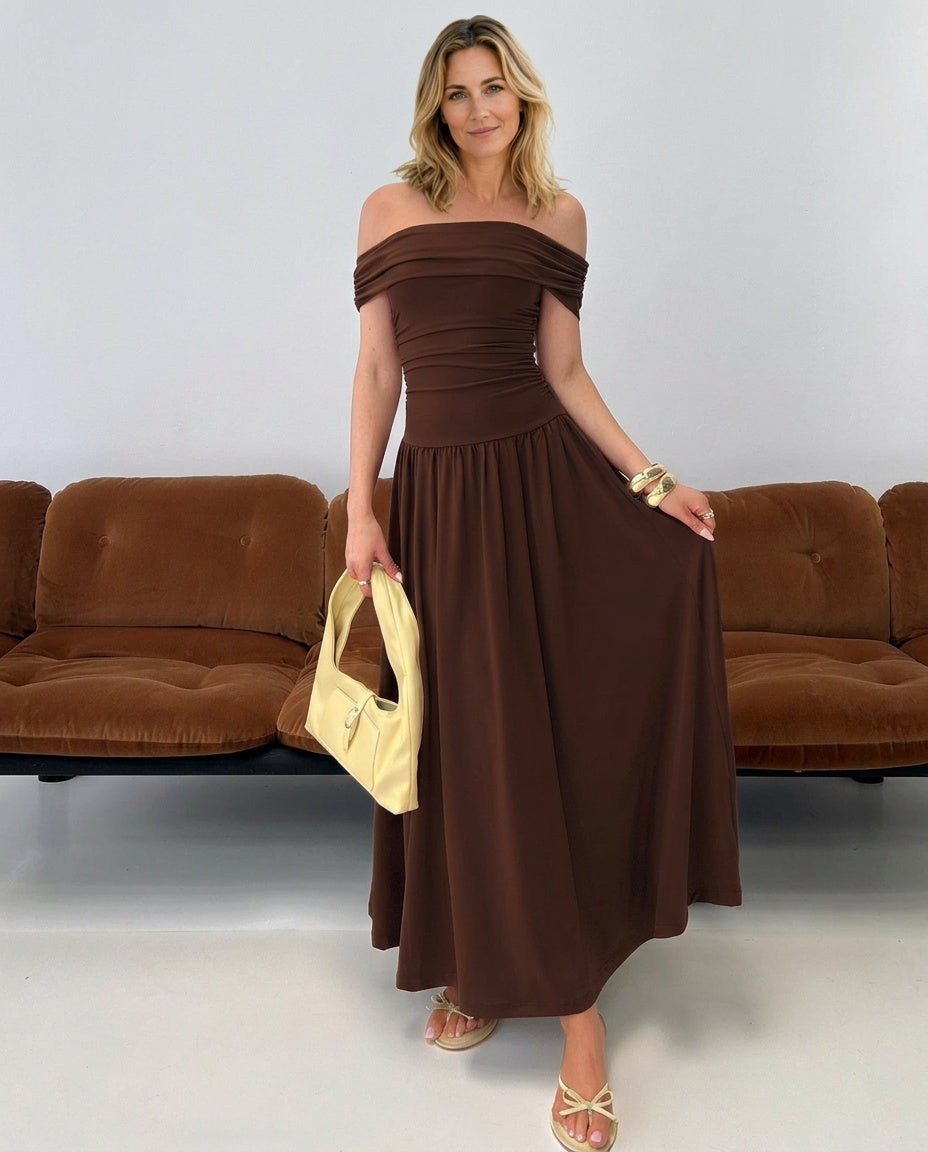 Katalia | Off-Shoulder Maxi Dress