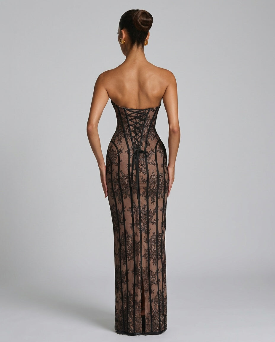 Greta | Sleeveless Side-Slit Maxi Dress