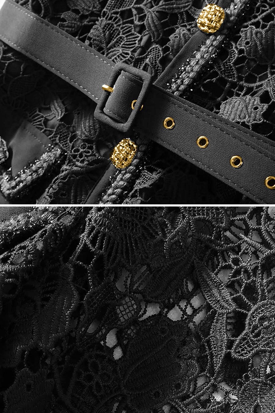 Amara | Lace Top Flared Midi Dress
