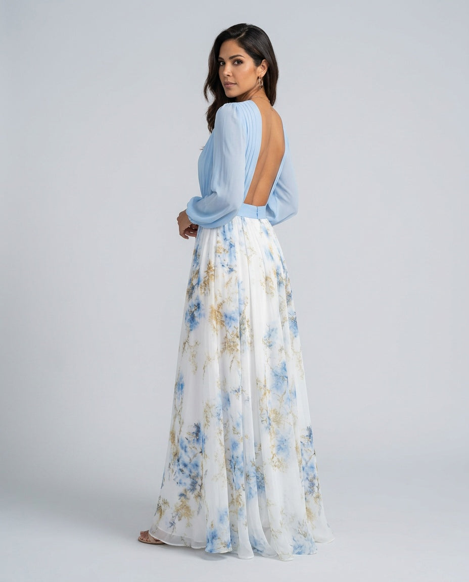 Zara | Floral Summer Maxi Dress