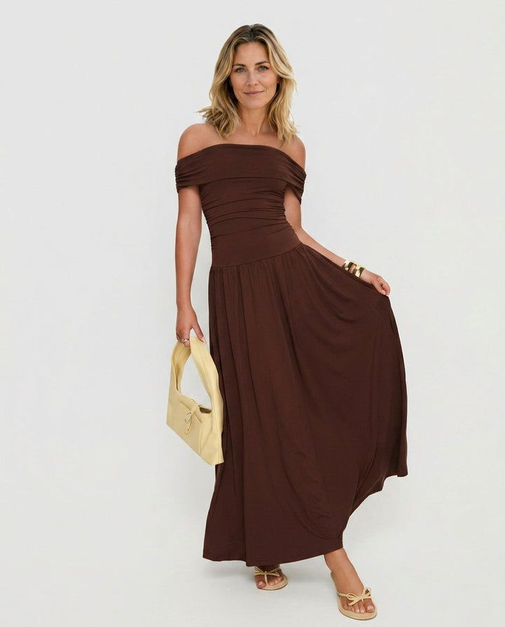 Katalia | Off-Shoulder Maxi Dress