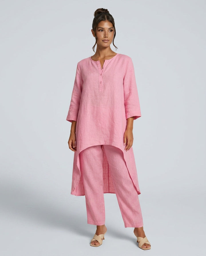 Soraya | Linen-Look Wide-Leg Co-ord Set