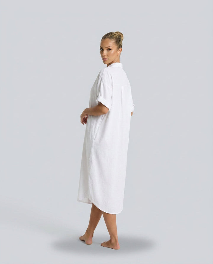 Sunny | Relaxed Midi Shirt Dress