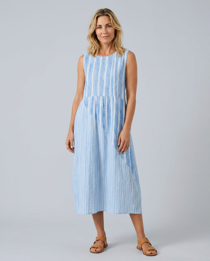 Priya | Printed Flowy Midi Dress