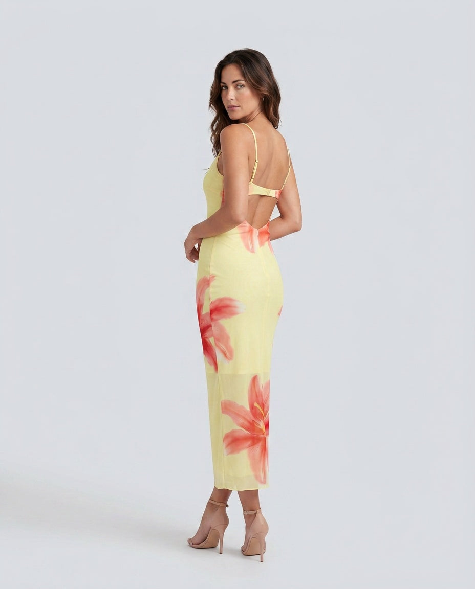 Wren | Spaghetti Strap Slip Maxi Dress