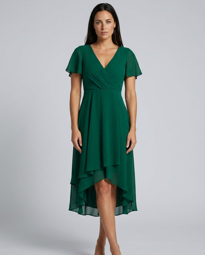 Mira | Romantic Lace Midi Dress