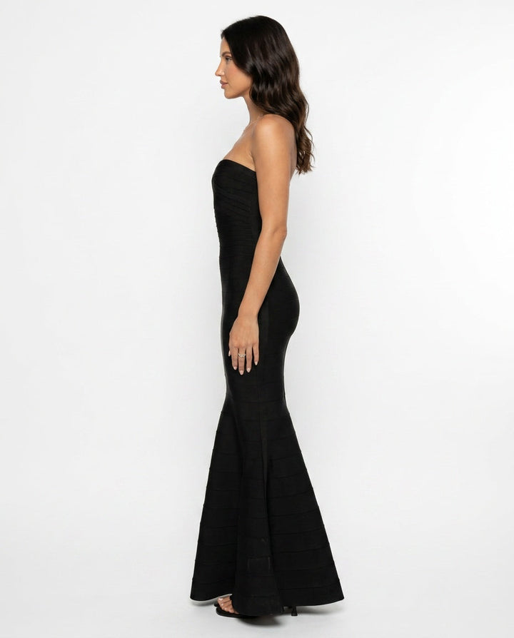 Amanda | Strapless Bandage Formal Maxi Dress
