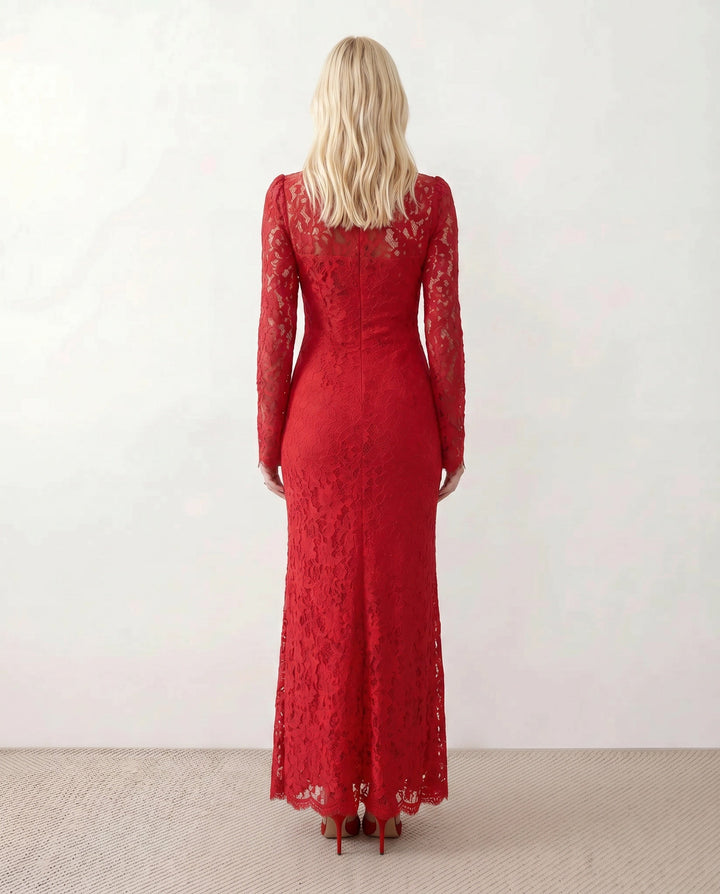 Kaia | Lace Mermaid Maxi Dress