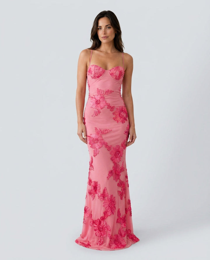 Ionela | Spaghetti Strap Mermaid Maxi Dress