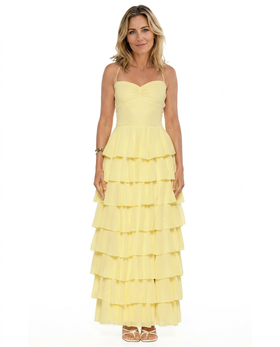 Vivienne | Ruffle Maxi Dress