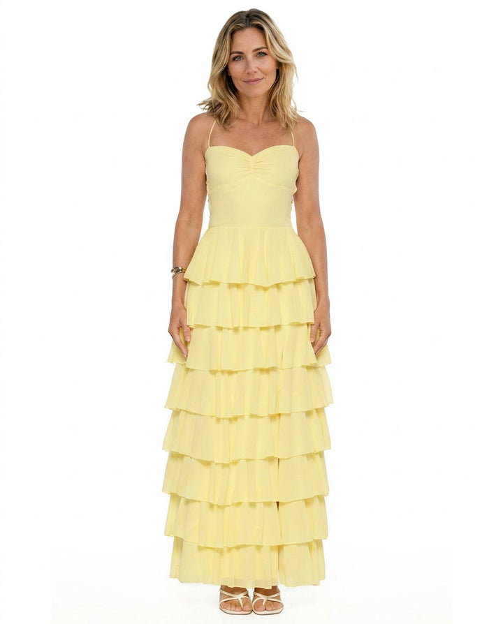 Vivienne | Ruffle Maxi Dress