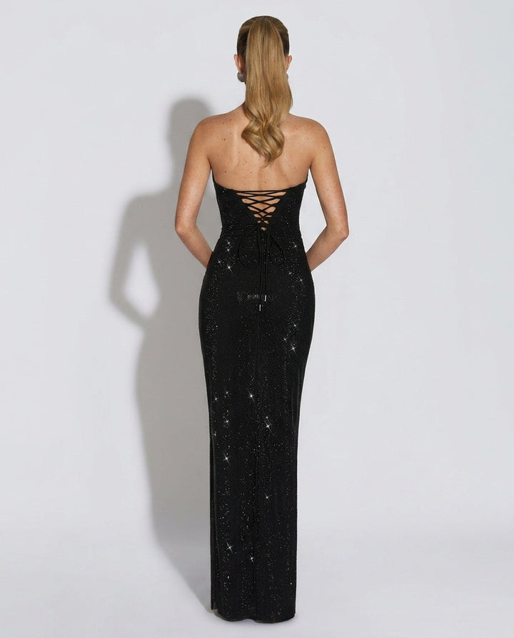 Mirabella | Lace-Trim Sleeveless Maxi Dress