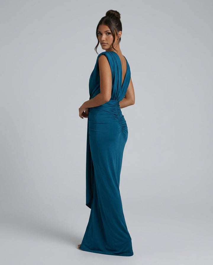 Ottilie | Pleated Flowing Maxi Dress