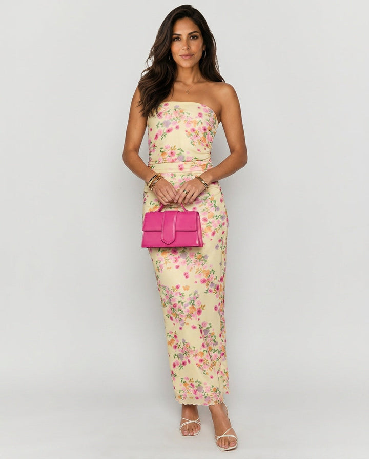Vivienne | Floral Print Maxi Dress