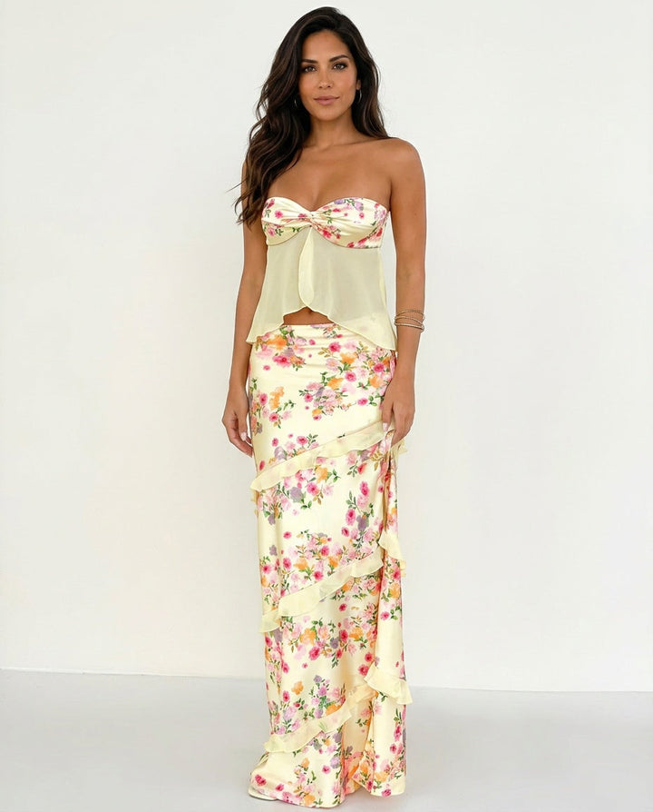 Saldana | Floral Print Set