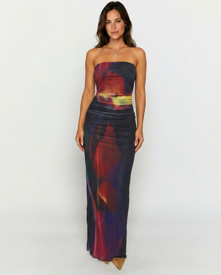 Vivienne | Floral Print Maxi Dress