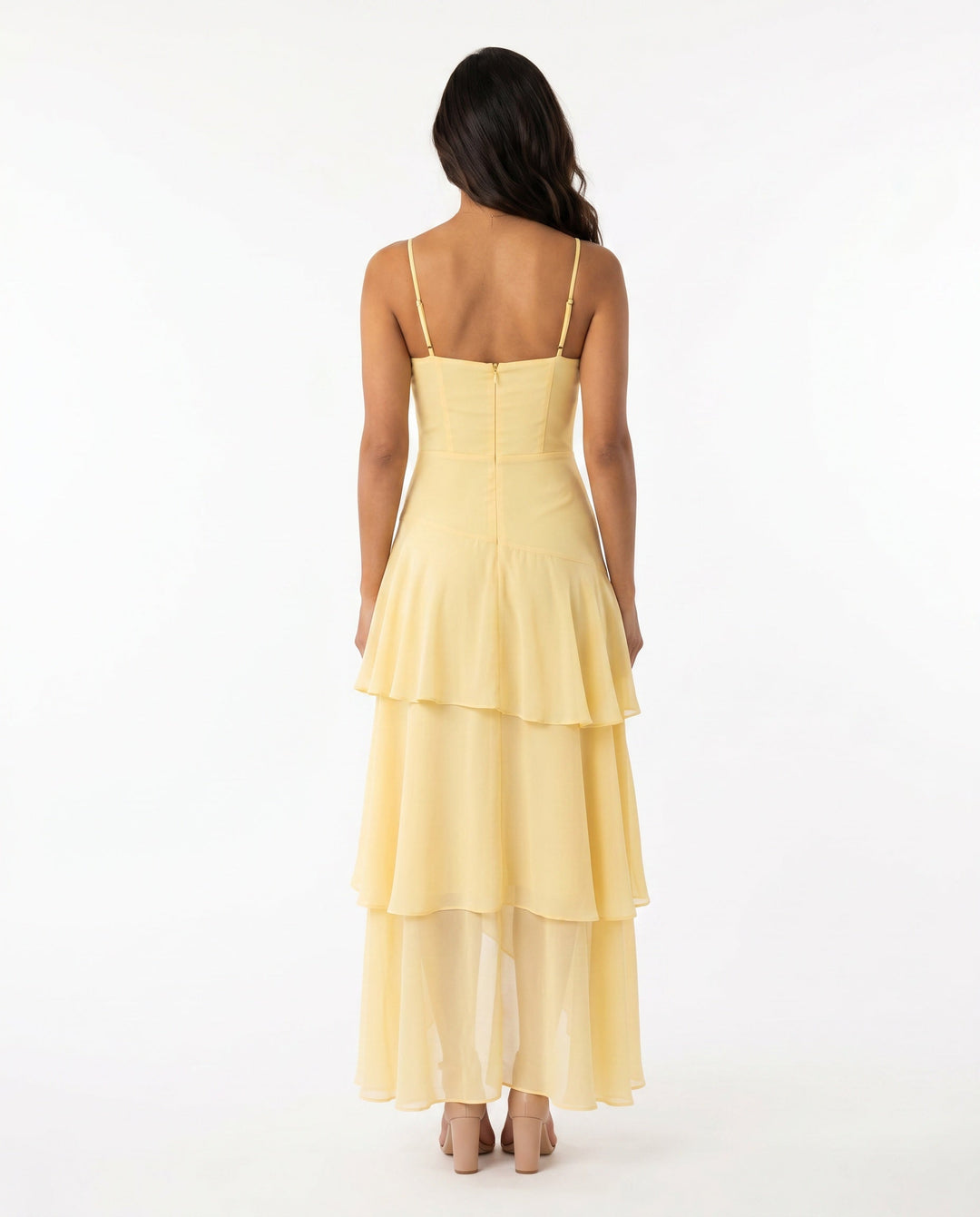 Elsie | Spaghetti Strap Sweetheart Maxi Dress