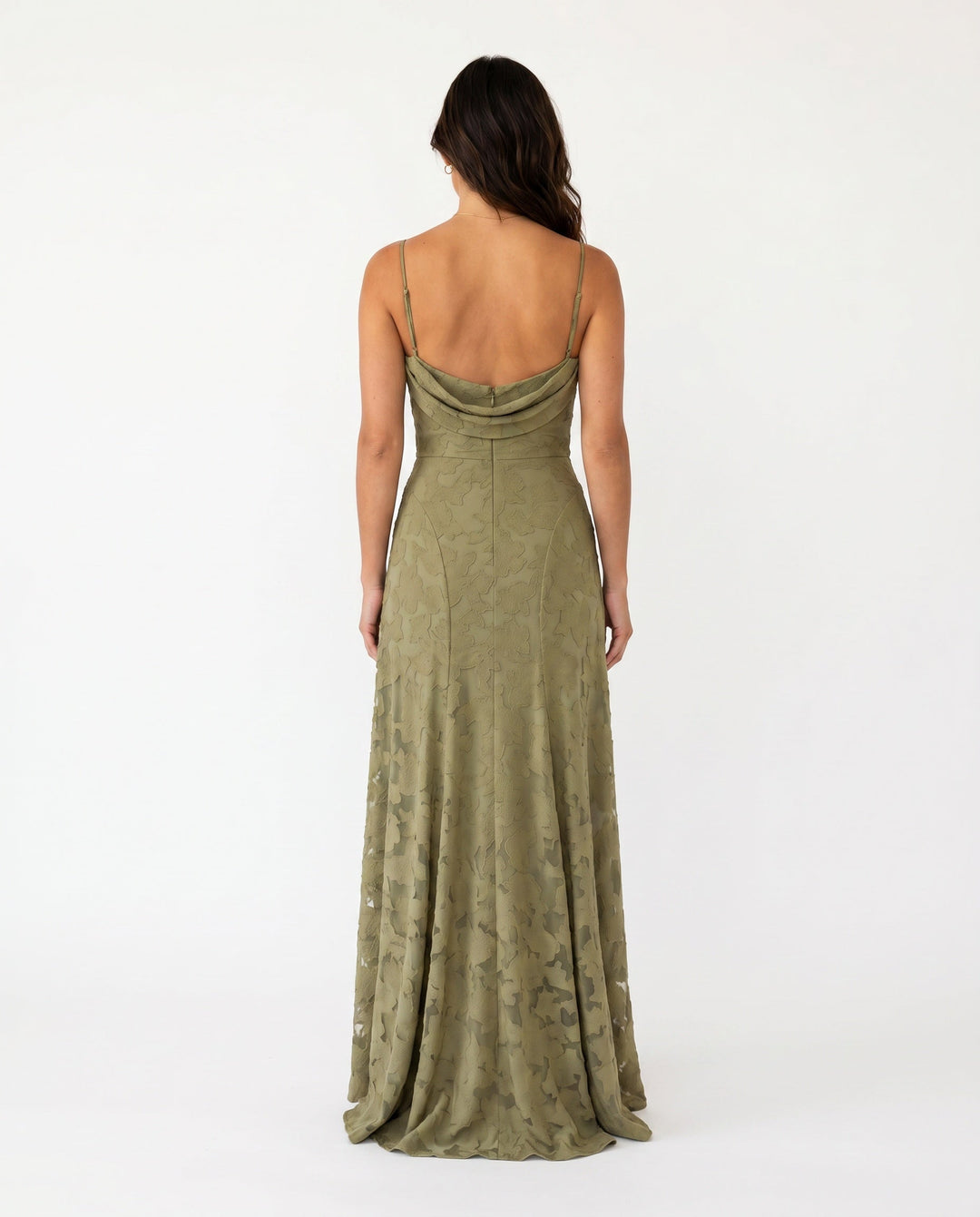 Liv | Mermaid Spaghetti Strap Wedding Guest Maxi Dress