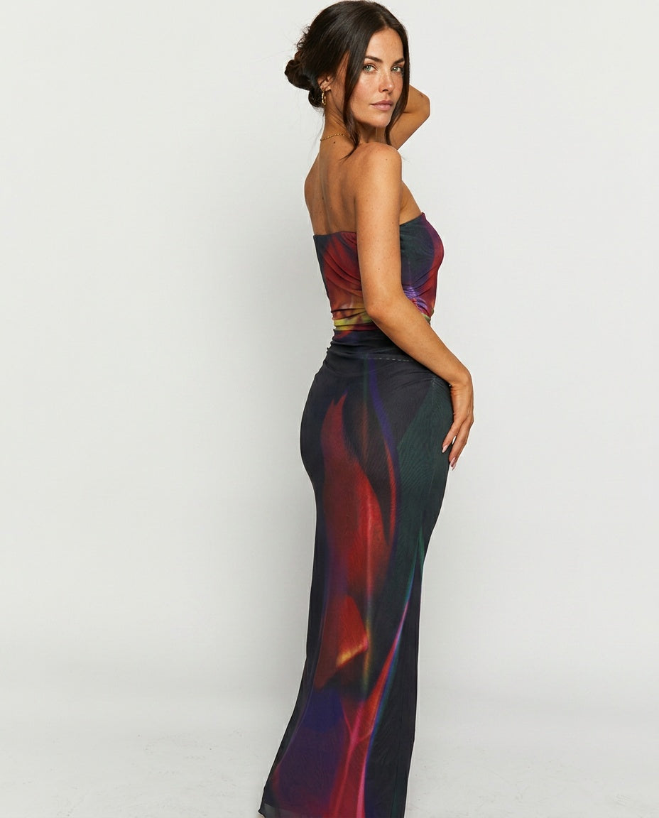 Vivienne | Floral Print Maxi Dress