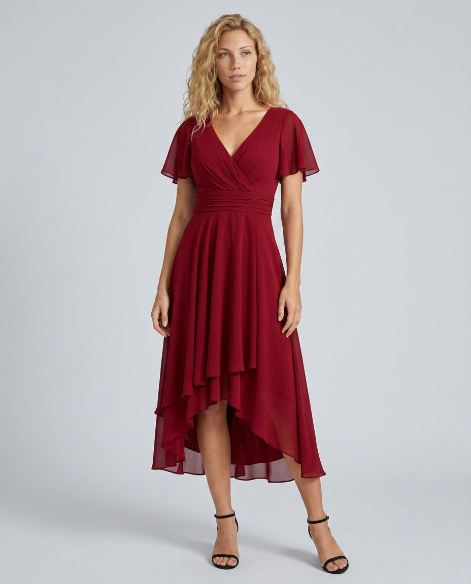 Mira | Romantic Lace Midi Dress