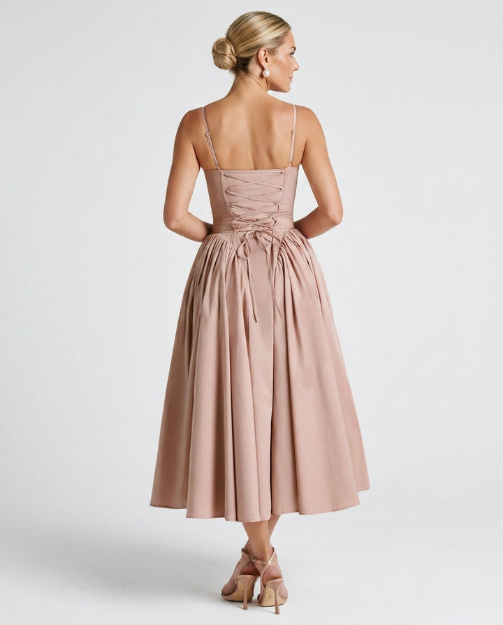 Juliette | Ruched Bodycon Midi Dress