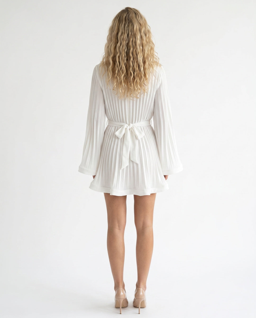 Lottie | Pleated Ruffle Mini Dress