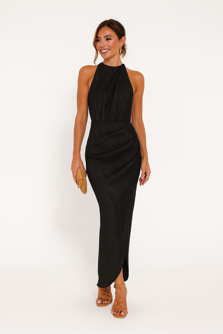Kelly | Fitted Backless Maxi Dress