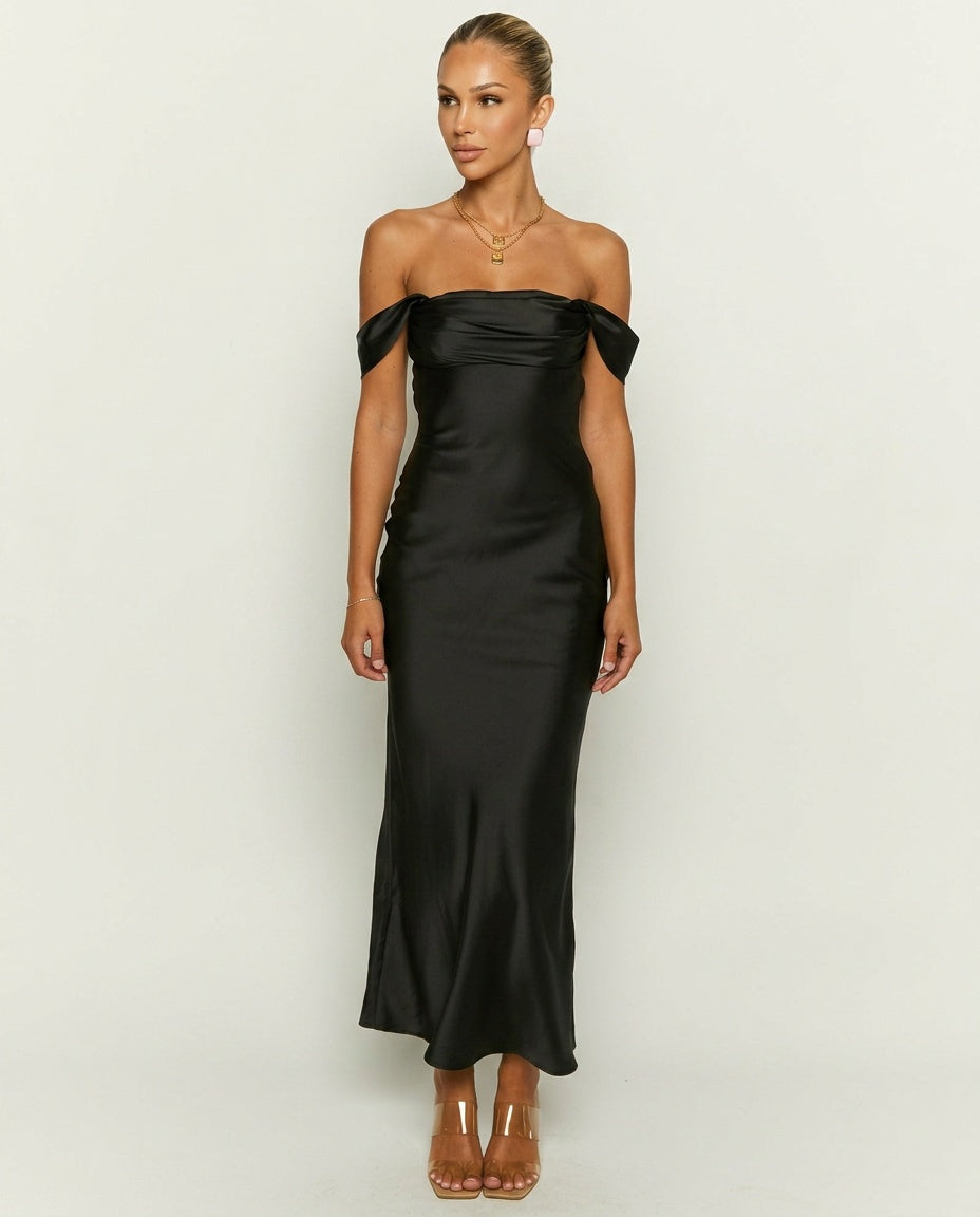 Ella | Off-Shoulder Formal Maxi Dress