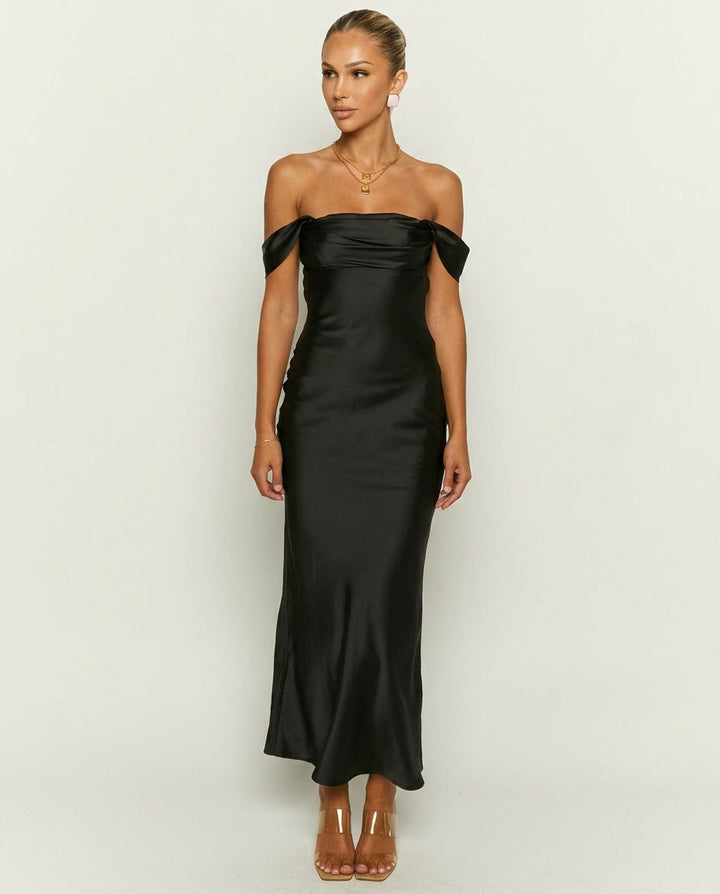 Ella | Off-Shoulder Formal Maxi Dress
