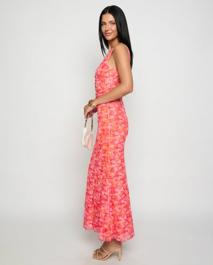 Beck | Floral Print Maxi Dress