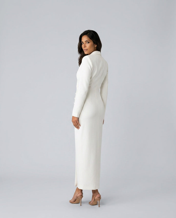 Cleona | Long Sleeve Formal Maxi Dress