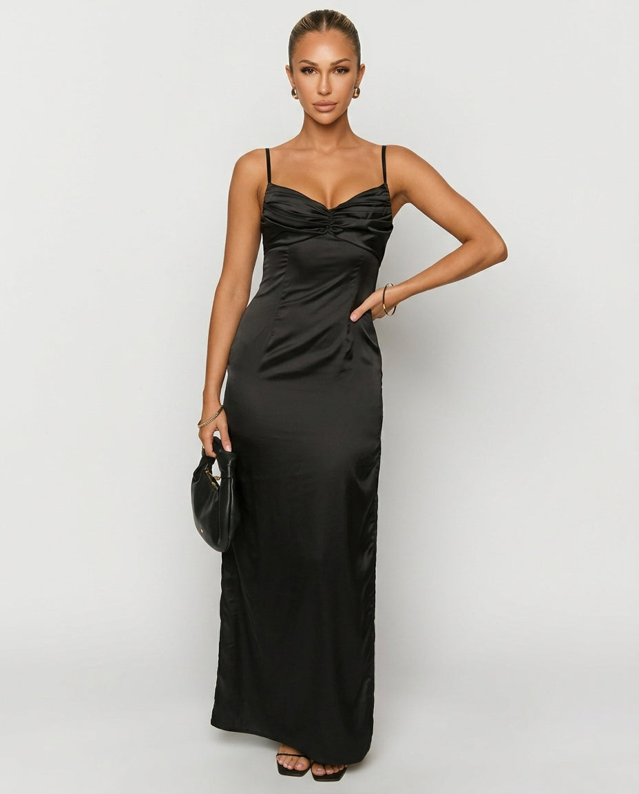 Isla | Floral Print Wedding Guest Maxi Dress