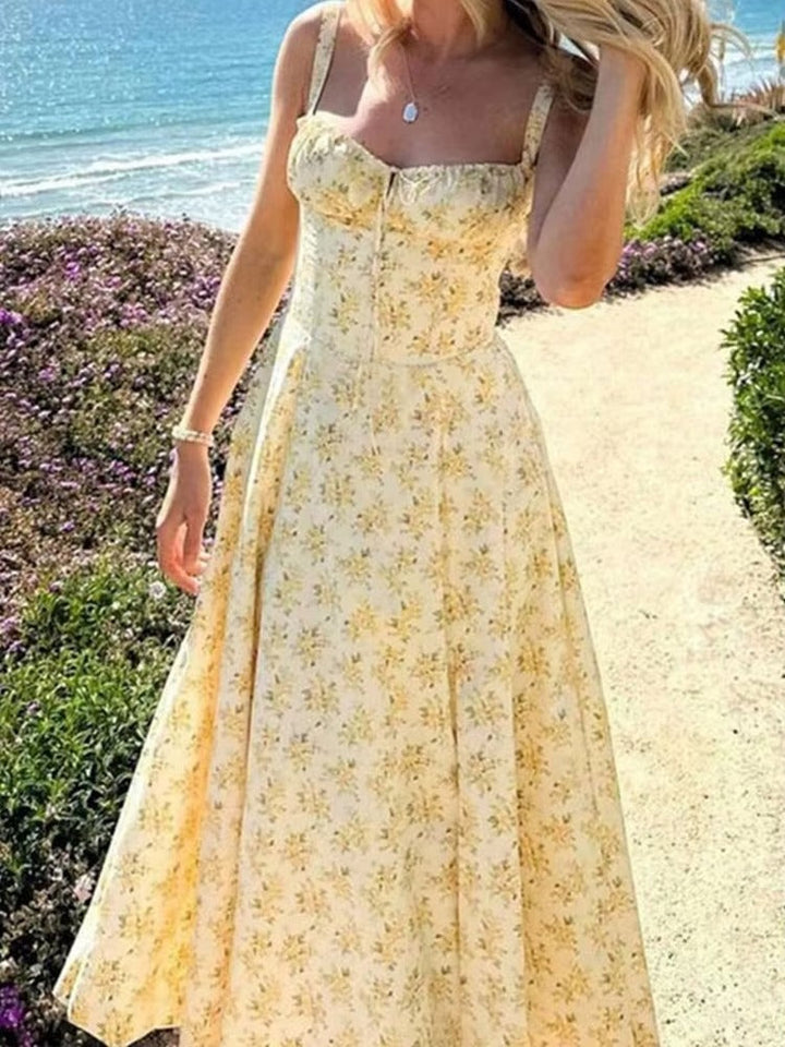 Orla | Floral A-Line Summer Midi Dress