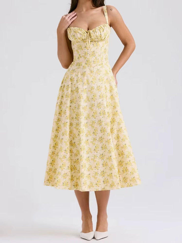 Orla | Floral A-Line Summer Midi Dress