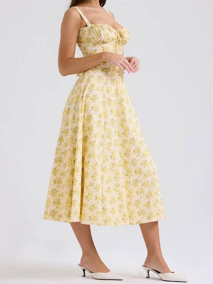 Orla | Floral A-Line Summer Midi Dress