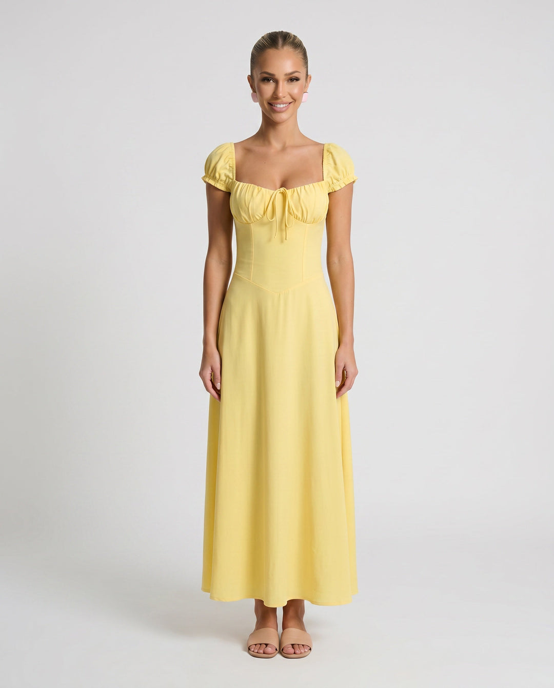 Halle | Sweetheart Low Back Maxi Dress