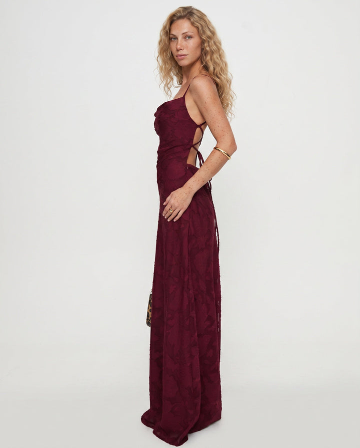Vivienne | Burnout Petite Maxi Dress