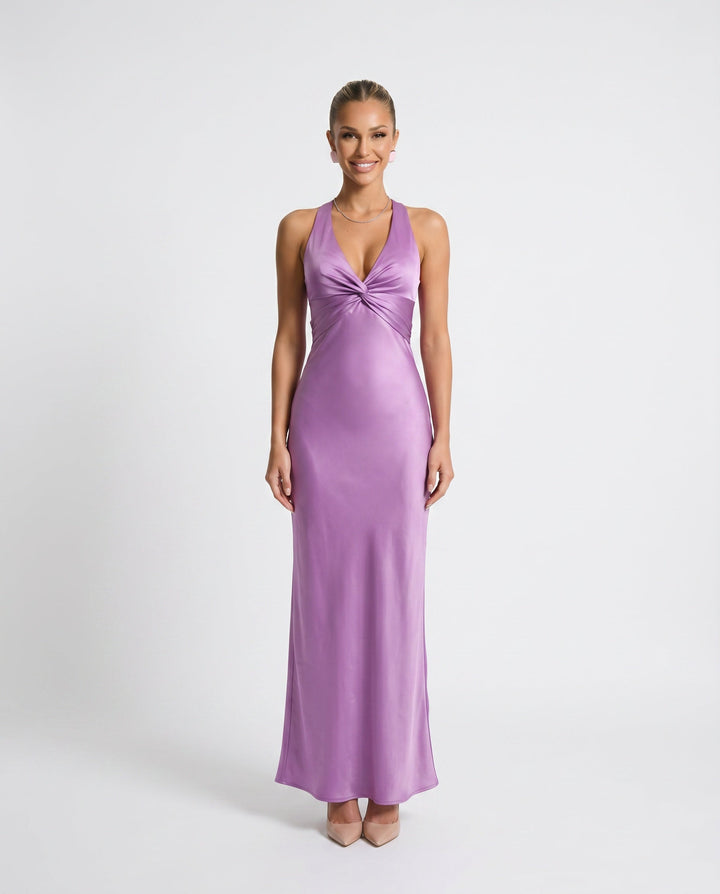 Vendula | Backless Bow Detail Maxi Dress