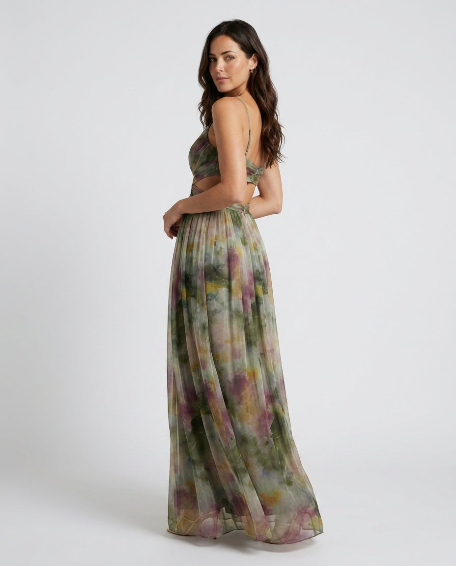 Floraya | Floral Print Maxi Dress