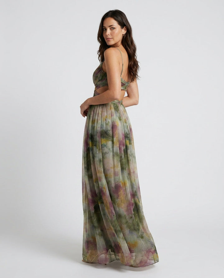 Floraya | Floral Print Maxi Dress