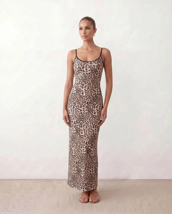 Anika | Spaghetti Strap Low Back Maxi Dress
